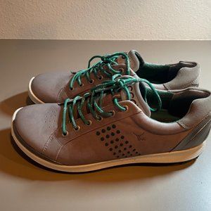 NWOT Ecco Biom Hybrid 2 Yak Leather Spikeless Golf Walking Shoes Size 42 US 9